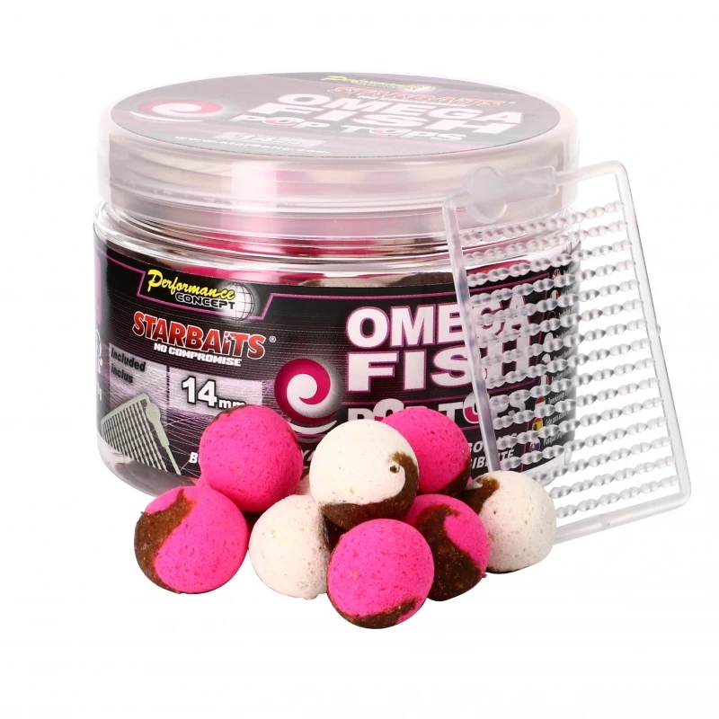 Starbaits Performance Concept Omega Fish Pop Tops 60gr 14mm 1 Starbaits Performance Concept Omega Fish Pop Tops 60gr 14mm