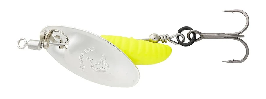 Savage Gear Grub Spinner Silver Yellow 2.2g 1 Savage Gear Grub Spinner Silver Yellow 2.2g