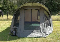 Q-dome Fishing Air Bivvy 2 Pers + Winterskin + Pomp -Tackle Totaal Verkoopwinkel fbd10f1020a78b73